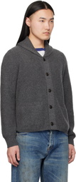 RRL Gray Shawl Cardigan