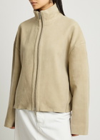 Remain BY Birger Christensen Suede Jacket Beige