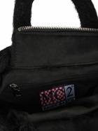 MC2 Saint Barth Wooly Mini Vanity Fringed Black Bag