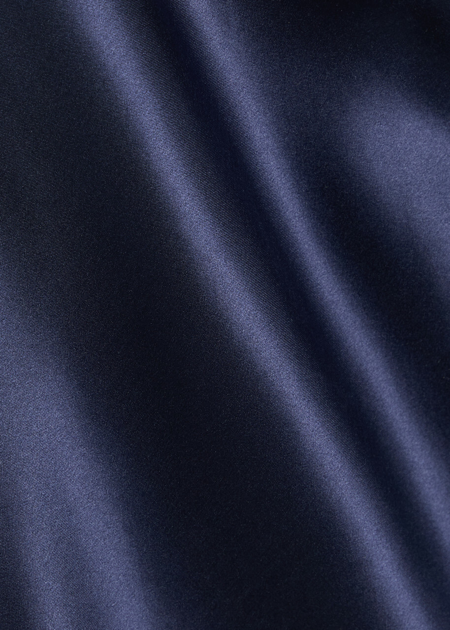 Reformation Jonelle Silk Mini Dress Navy