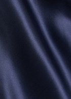 Reformation Jonelle Silk Mini Dress Navy