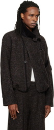 NULLUS Gray Layered Placket MK3 Jacket