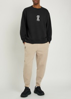 ON Club Logo Cotton-blend Sweatshirt Black