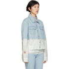 Kanghyuk Blue and Off-White Airbag Denim Jacket