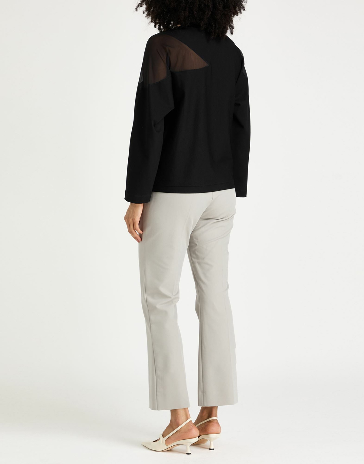 Jijil Womens T-shirt in Black