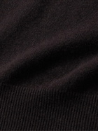 Saman Amel - Slim-Fit Cashmere Polo Shirt - Brown