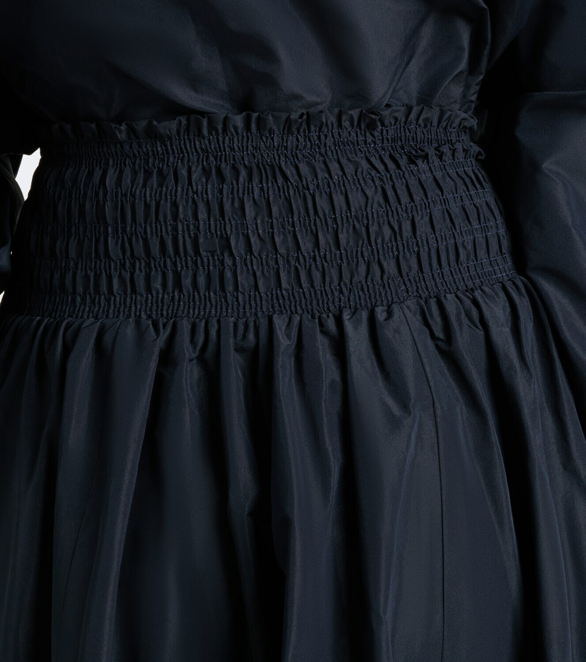 Patou Shirred midi skirt