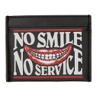 Stella McCartney Black No Smile No Service Card Holder