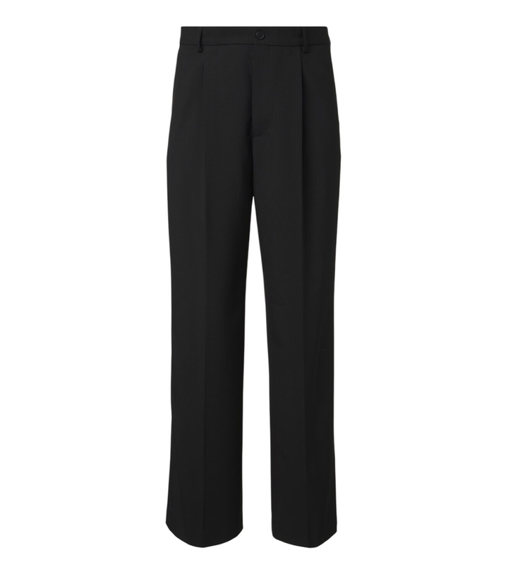 Photo: Dries Van Noten Pleated wool wide-leg pants