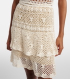 Anna Kosturova Florence crochet cotton miniskirt