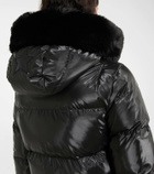 Goldbergh Stark faux fur-trimmed puffer jacket