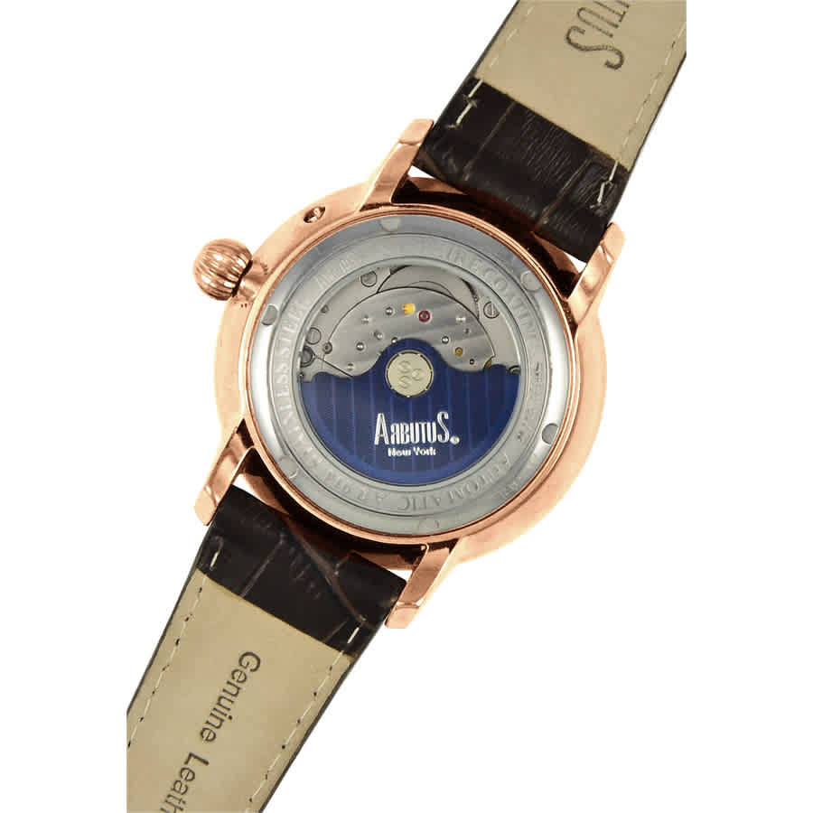 Arbutus Automatic White Dial Mens Watch AR914RWF
