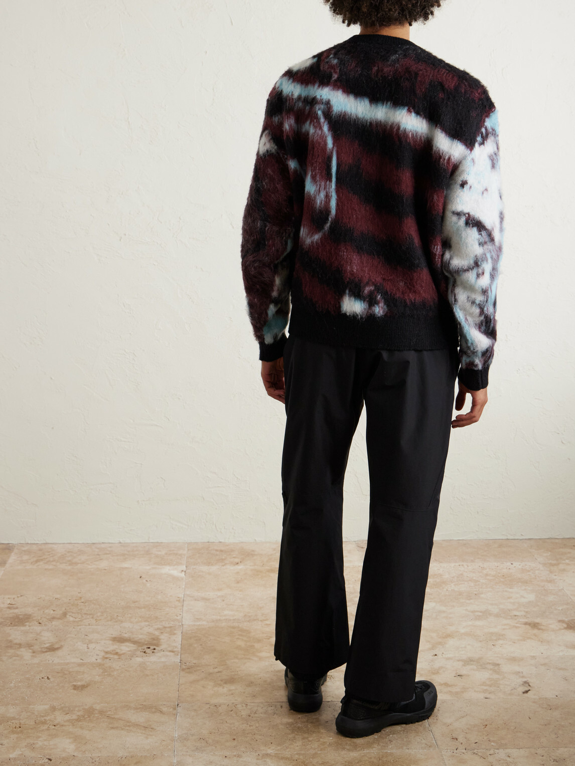 Aztech Mountain - Brushed Knitted Sweater - Burgundy