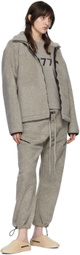 Essentials Gray Polyester Lounge Pants
