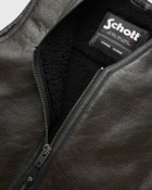 Samsøe & Samsøe X Schott SAFREYA VEST Brown Women