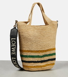 Loewe Paula's Ibiza Slit Mini raffia tote bag