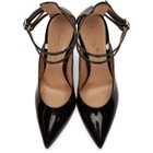 Gianvito Rossi Black Patent Kristi Heels