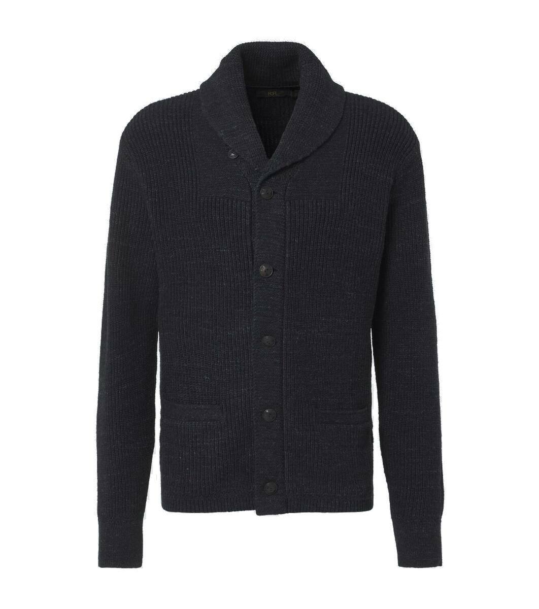 Ril Short L S Knit Cardigan Natural Melange main image 1