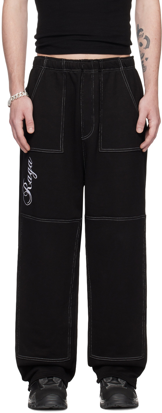 Raga Malak Black Zipo Lounge Pants