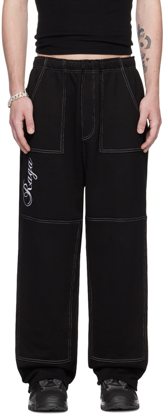 Photo: Raga Malak Black Zipo Lounge Pants
