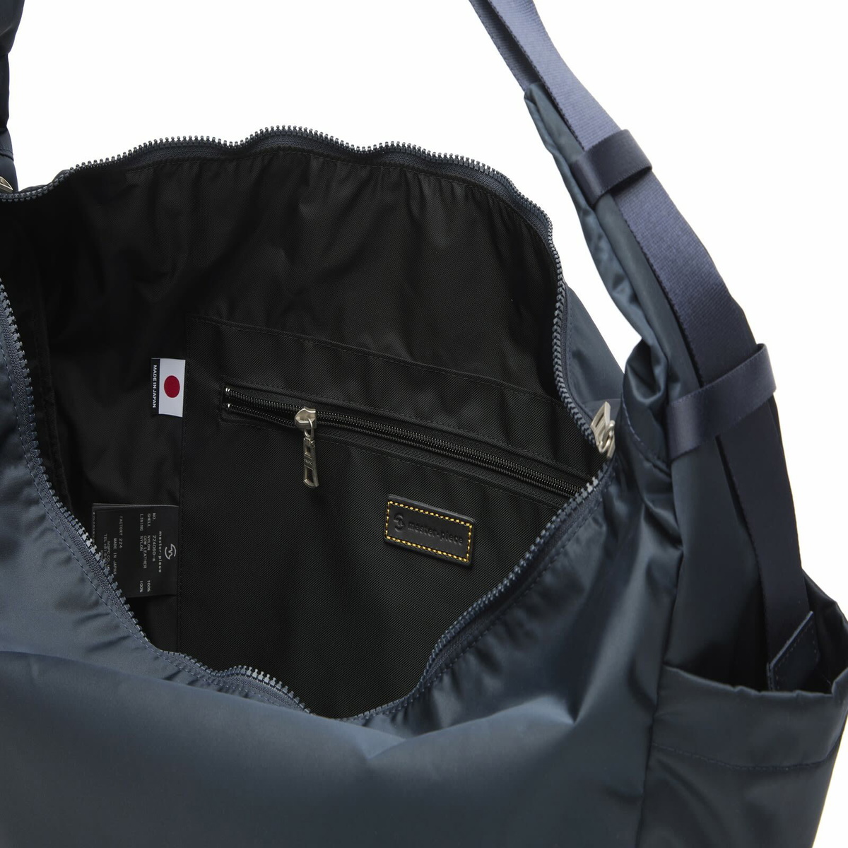 Master-Piece Ark Solid Shoulder Bag - Large in Navy 
