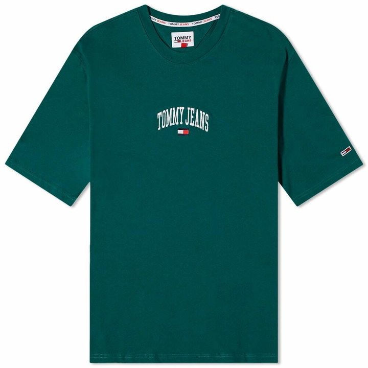 Photo: Tommy Jeans Men's Collegiate Skater T-Shirt in Green