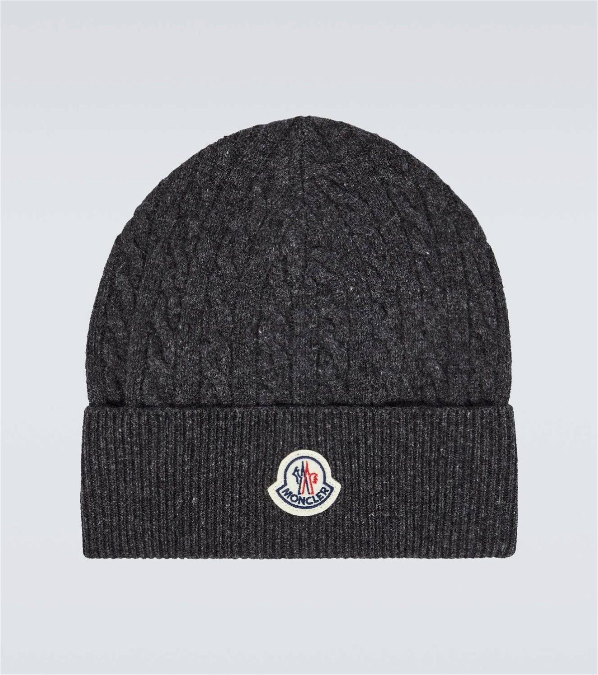 Moncler Logo wool and cashmere beanie Moncler