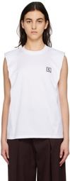 Wooyoungmi White Layered Tank Top