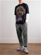 Acne Studios - Tapered Cotton-Jersey Sweatpants - Gray