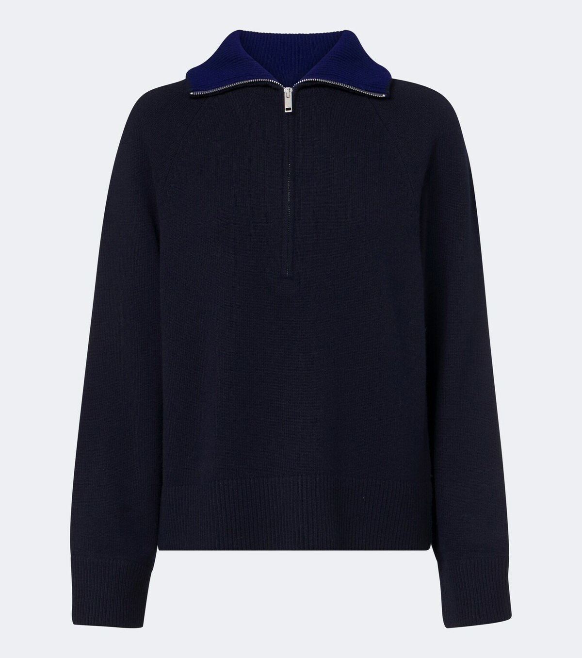 Vince Wool and cashmere half-zip sweater
