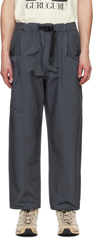 Photo: South2 West8 Gray Belted C.S Trousers