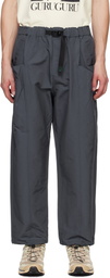 South2 West8 Gray Belted C.S Trousers