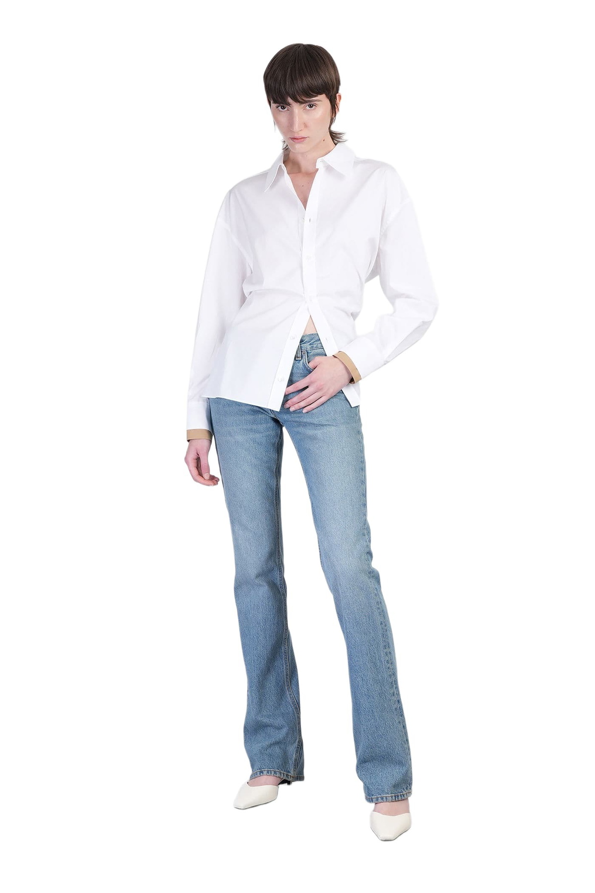 Haikure Carly Jeans In Blue Cotton Haikure Haikure Carly Jeans In Blue Cotton Haikure