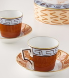 Ginori 1735 x Luke Edward Hall Il Viaggio di Nettuno set of 2 espresso cups