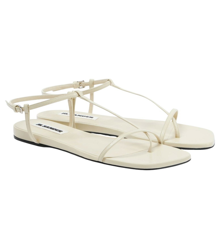 Photo: Jil Sander Leather thong sandals