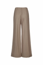 Harris Wharf London Women Flared Trousers Rayon