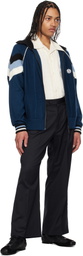 RICE NINE TEN Navy Loose Fit Trousers