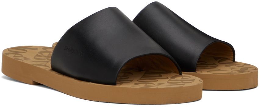 See by Chloé Black Essie Slide Mules