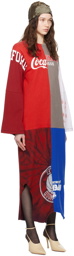 Conner Ives Multicolor Reconstituted Midi Dress