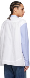 AMBUSH White & Blue Layered Shirt