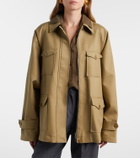 The Frankie Shop Kelia belted padded jacket
