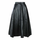 Elisabetta Franchi Black Viscose Skirt