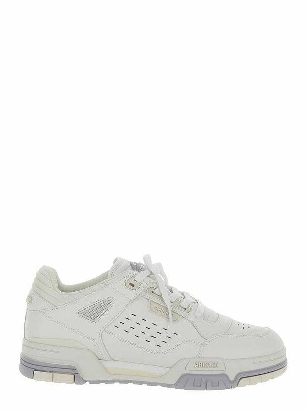 Photo: Axel Arigato Low Top Sneakers With Logo Detail In Leather And Fabric Man