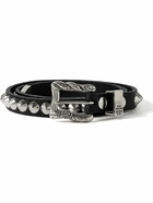 Enfants Riches Déprimés - 2cm Studded Leather Belt - Black