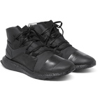 Y-3 - Kozoko Rubber-Trimmed Mesh High-Top Sneakers - Men - Black
