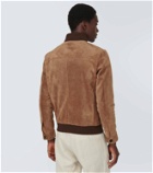 Tod's Suede bomber jacket