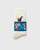 By Parra Angry Duck Crew Socks Beige Socks
