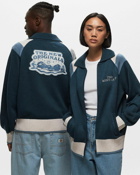 The New Originals Scout Camp Varsity Zip Up Magical Forest Blue/White - Mens - Zippers & Cardigans