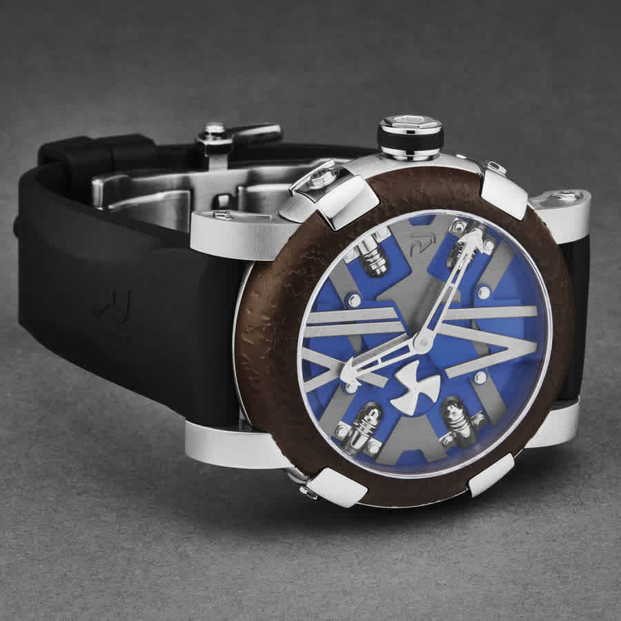 Romain Jerome Steampunk Automatic Blue Dial Mens Watch RJ.ST.AU.501.10