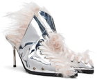 Ottolinger Silver Heel Mules